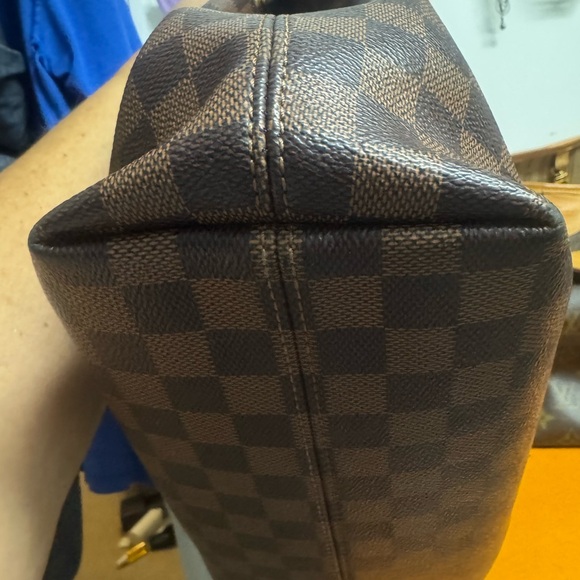 Louis Vuitton Brown and Red Checkered Bag - Picture 16 of 16